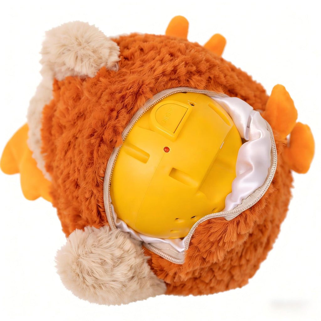 Tihoho Coco Chicken plush toy, bottom zipper design for easy battery core removal, washable and rechargeable