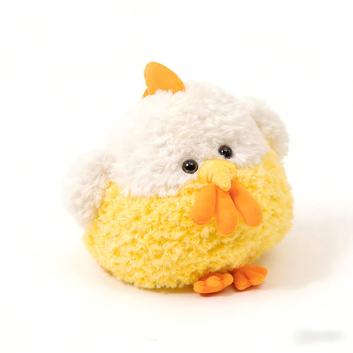 Tihoho Coco yellow chick plush toy, cute baby soother stuffed animal, soft sensory toy for infants and kids